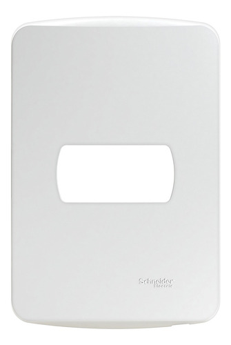 Placa Interruptor 1 Módulo Miluz Blanco