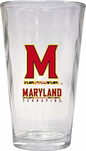 Vaso De Pinta De 16 Oz De La Universidad De Maryland