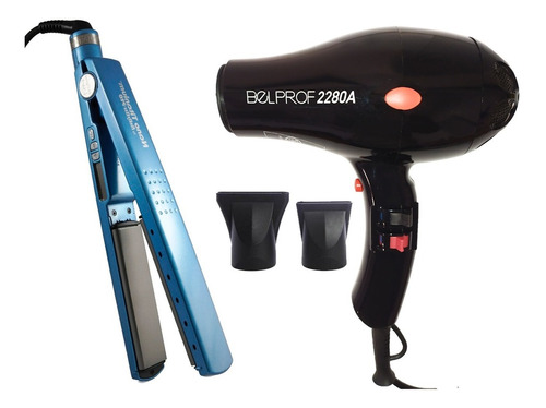 Planchita Babyliss Pelo Digital + Secador Profesional 2000w