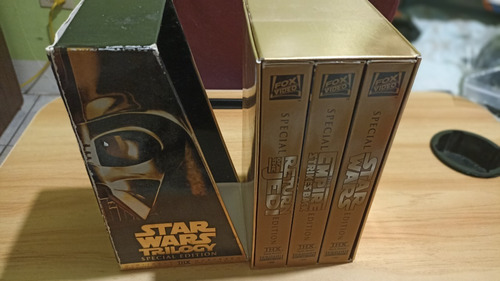 Vhs Star Wars Trilogy (nombres Originales)