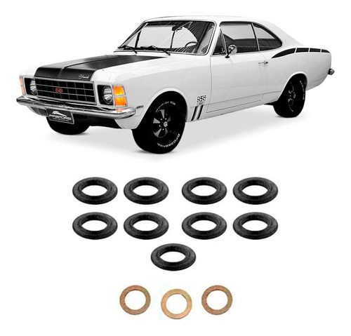 Kit Reparo Carburador Opala Caravan 80 81 82 4 Cilindros