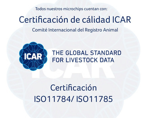 Imagen 6 de 7 de Chip Microchip Para Mascotas - Animales Pequeños- 7mm