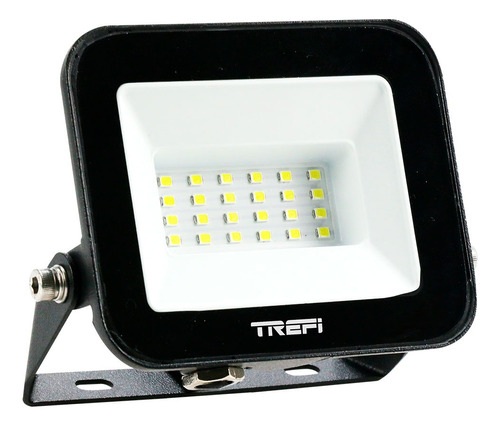 Reflector Led 30w Exterior Luz Blanca Fría Neutra Trefi Carcasa Negro Luz Blanco Neutro