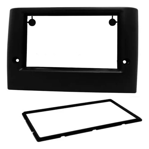 Central Multimidia 7 Mp5/bt/usb + Moldura Preta Fiat Stilo