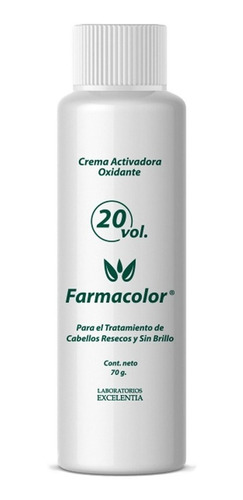 Imagen 1 de 2 de Farmacolor Crema Activadora 20 Vol X 1 Frascos. De Fábrica.