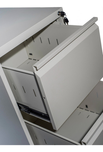Archivero Metalico De 4 Gavetas Color Beige