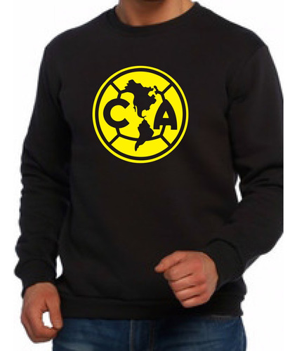 Sudadera Club América Águilas Unisex Hoodie Negra