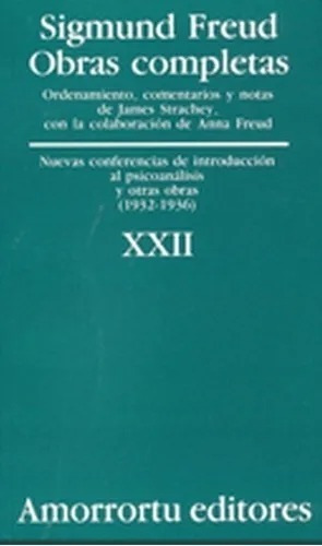 Obras Completas De Sigmund Freud - Vol.22 - Amorrortu