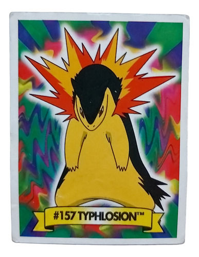 Figurita Typhlosion Album Pokemon Gold & Silver