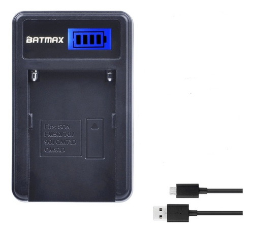 Carregador Usb P/ Bateria Sony Np-f550/f750/f950/f975/f550 R