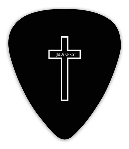 Pua Guitarra Azul Jesus Christ Cross Para Electrica Acustica