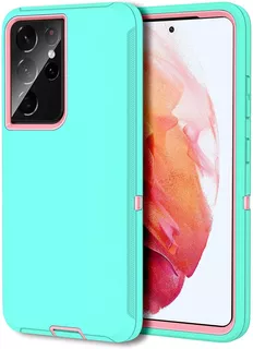 Funda Para Samsung Galaxy S21 Ultra (color Aqua)
