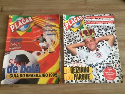 2 Revistas Placar - 1995 - Futebol, Sexo E Rock & Roll