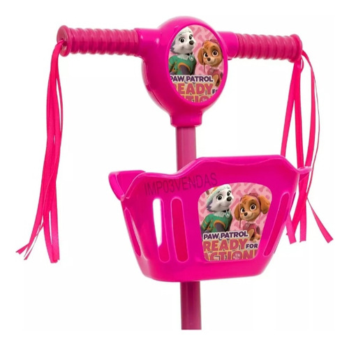 Patinete Musical Infantil Patrulha Canina