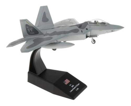 Jet Caza F22 Raptor, Mxsbb-001, 1:100, 19x13x9cm, Metal/plás