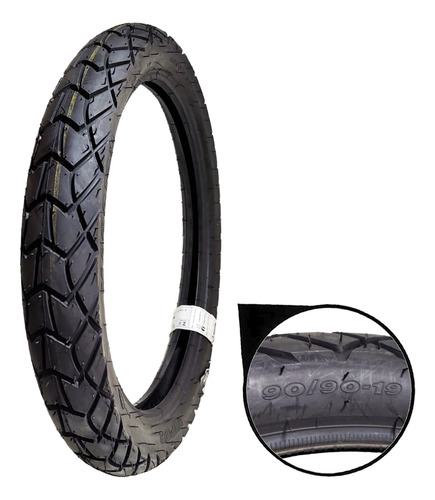 Pneu Dianteiro Maggion Viper C/c 90/90-19 Honda Nxr 160 Bros