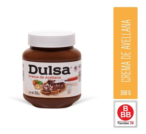 Imagen 1 de 3 de Crema De Avellana, 350 G.
