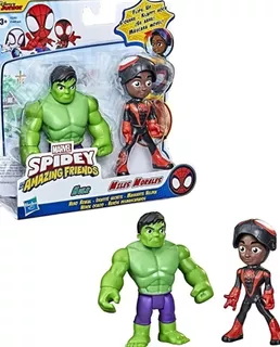 Spidey Amazing Friends Hulk Miles Morales Spider Man