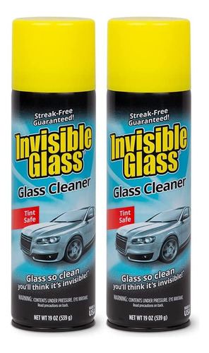 Invisible Glass Limpiador De Vidrios De Alta Calidad 2 Pack