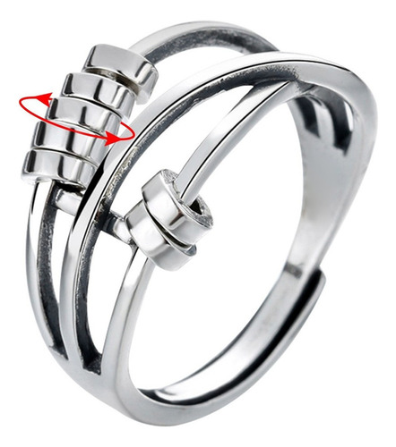 * Anillo De Ansiedad T Toy Fidget Ring Anillos Giratorios