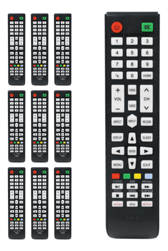 Kit 10 Controle Remoto Para Tv Hq Smart Hk320df Hqs32nkh