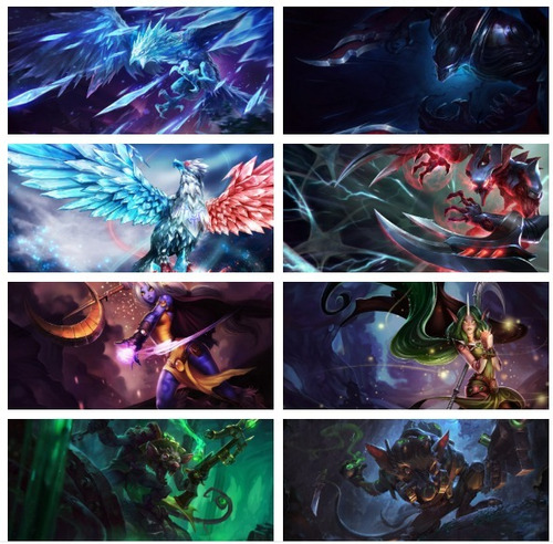 10 Poster League Of Legends Envio Grati Lol Elije Personajes