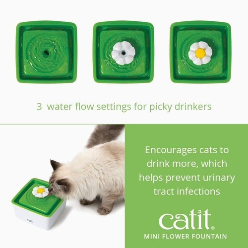 Bebedero Catit Fuente Para Mascota 3 Tipos De Chorro De Agua Blanco