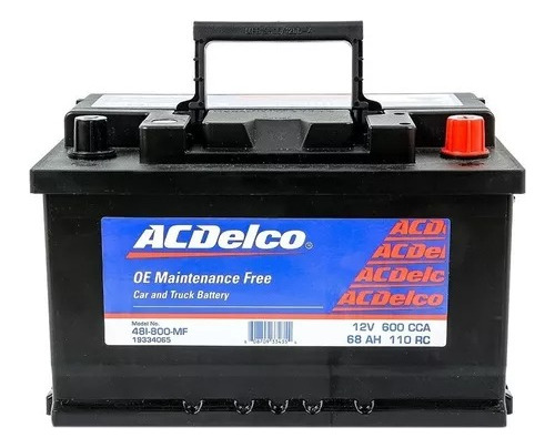 Bateria Ac Delco 135 Amp. Caja Baja Gomeria Blandengues