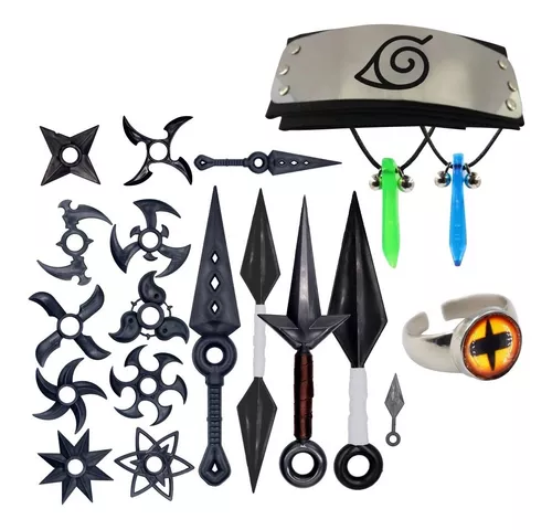 Kunai Naruto Completo Fantasia Naruto + Kit Ninja + Premium