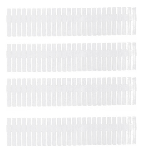 12 Separadores De Cajones Blancos Para Bricolaje, 32,4 X 7 C