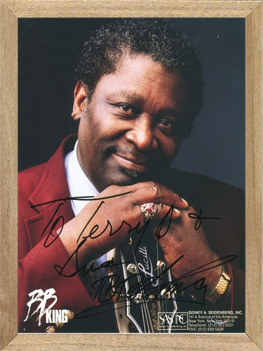 Jazz  B.b. King , Cuadro, Poster, Música      M445