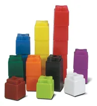 Comprar Hand2mind Interlocking Unilink Math Vinculando Cubos, Cubos 
