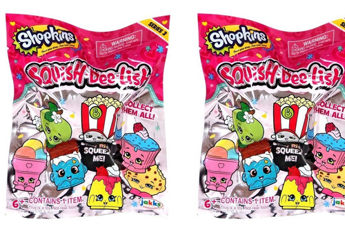 2 Bolsitas Shopkins Squish Dee Lish Series 3 Original Usa