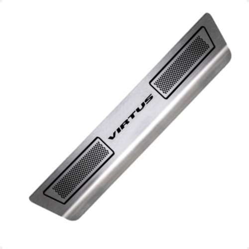 Kit Soleira Aço Inox Proteção De Porta Virtus Todos