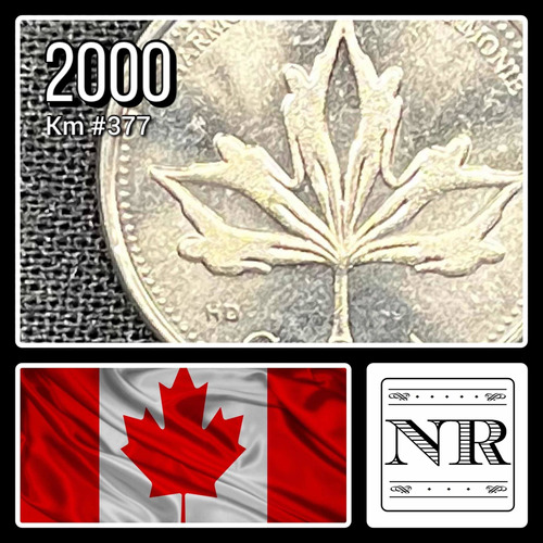 Canada - 25 Cents - Año 2000 - Km #377 - Armonia