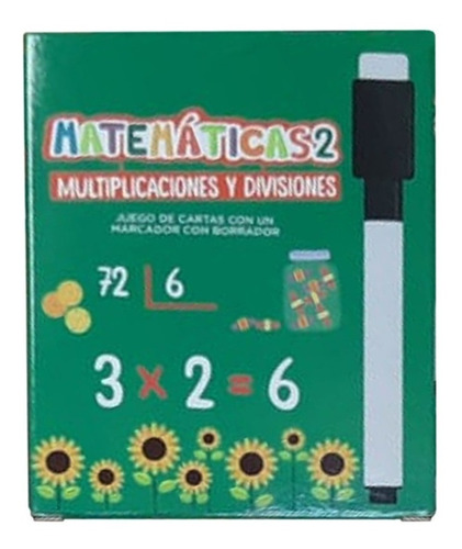 Cartas Didácticas Infantiles Aprendo Matematicas C/ Fibra