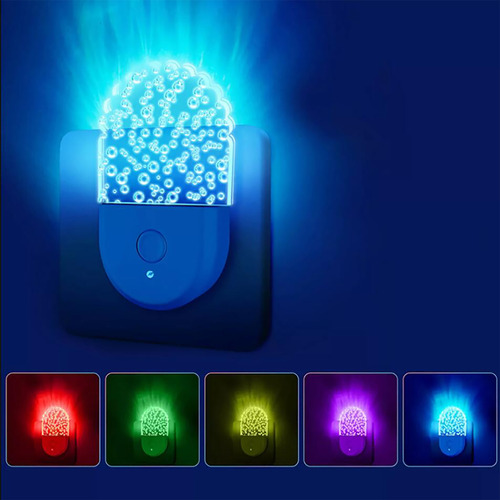 Lámpara De Pared Con Luz Nocturna Y Sensor De Luz Enchufable