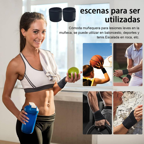 Muñequera Deportivas, 2pcs Muñequeras De Soporte,muñequera