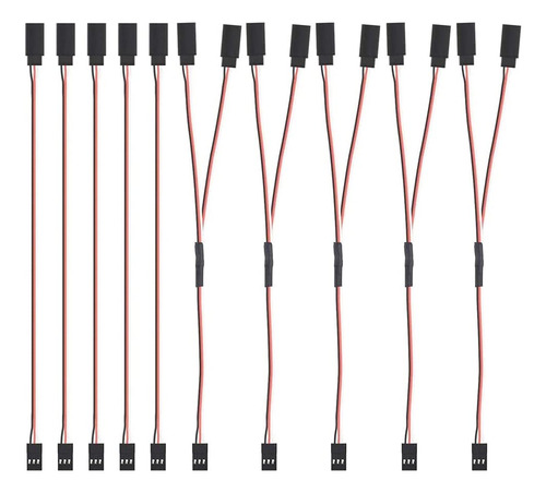 Mmobiel 10 Cables De Extensin Servo Rc De 5 X 3 Pines / 5 X