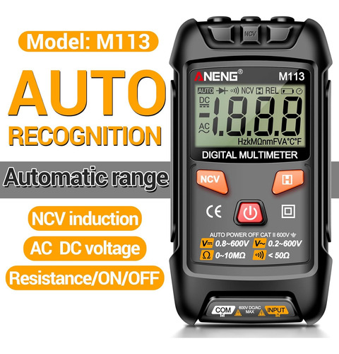 Multimetro Digital Profesional Corriente Voltaje Continuidad