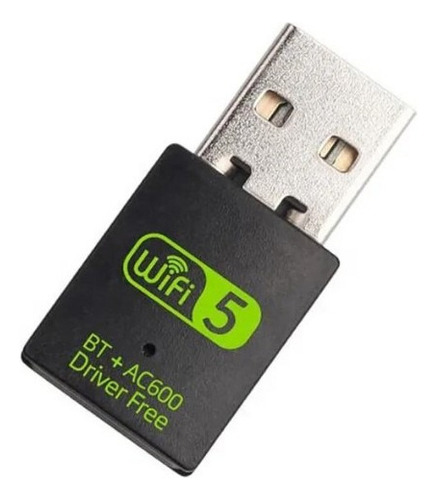 Adaptador para PC, receptor USB 2x1, 600 MB, 5 g, Wifi + Bluetooth