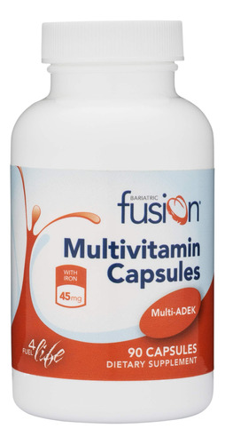 Bariatric Fusion Cpsula Multivitamnica High Adek Con 45 Mg D