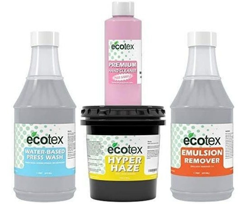 Ecotex Kit De Química Multiusos Para Serigrafía - Incluye Re