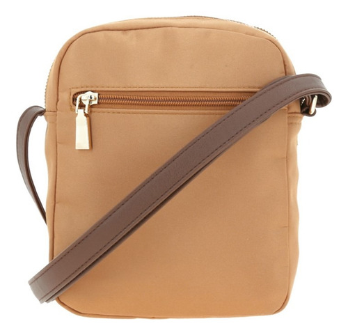 Bolsa Crossbody Madison Mujer Md24027-l Color Amarillo Diseño De La Tela Lisa