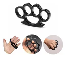 Comprar Manopla Negra Defensa Personal Acero Puño Americano