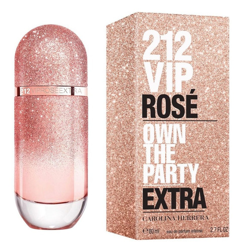 212 Vip Rose Extra 80ml Dama Original