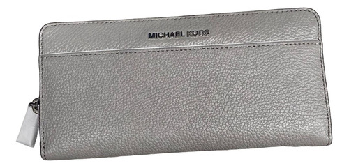 Cartera De Cuero Michael Kors Mercer - Gris Perla