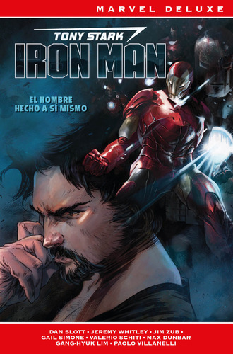 Marvel Deluxe Tony Stark Iron Man 1 Hombre Hecho A Sí Mismo