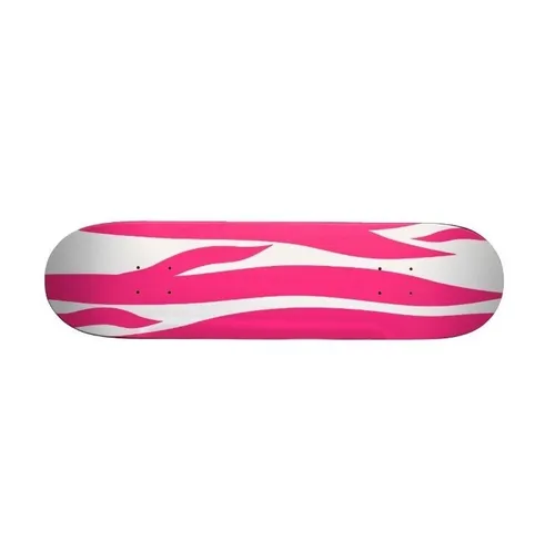 Skate Completo Cebra Raya El Modelo Rosado Y Blanco Femenino