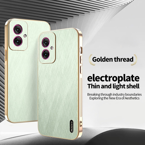 Funda Protectora Para Xiaomi Poco F5 5g/f5 Pro, Marco Galvanizado, De Lujo, Resistente A Los Arañazos, Piel De Seda
